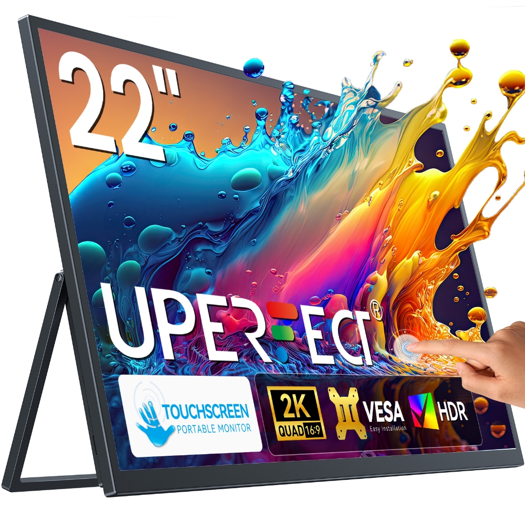 Monitor Portátil UPERFECT 22" 2K QHD 100% sRGB HDR10 — foto do produto