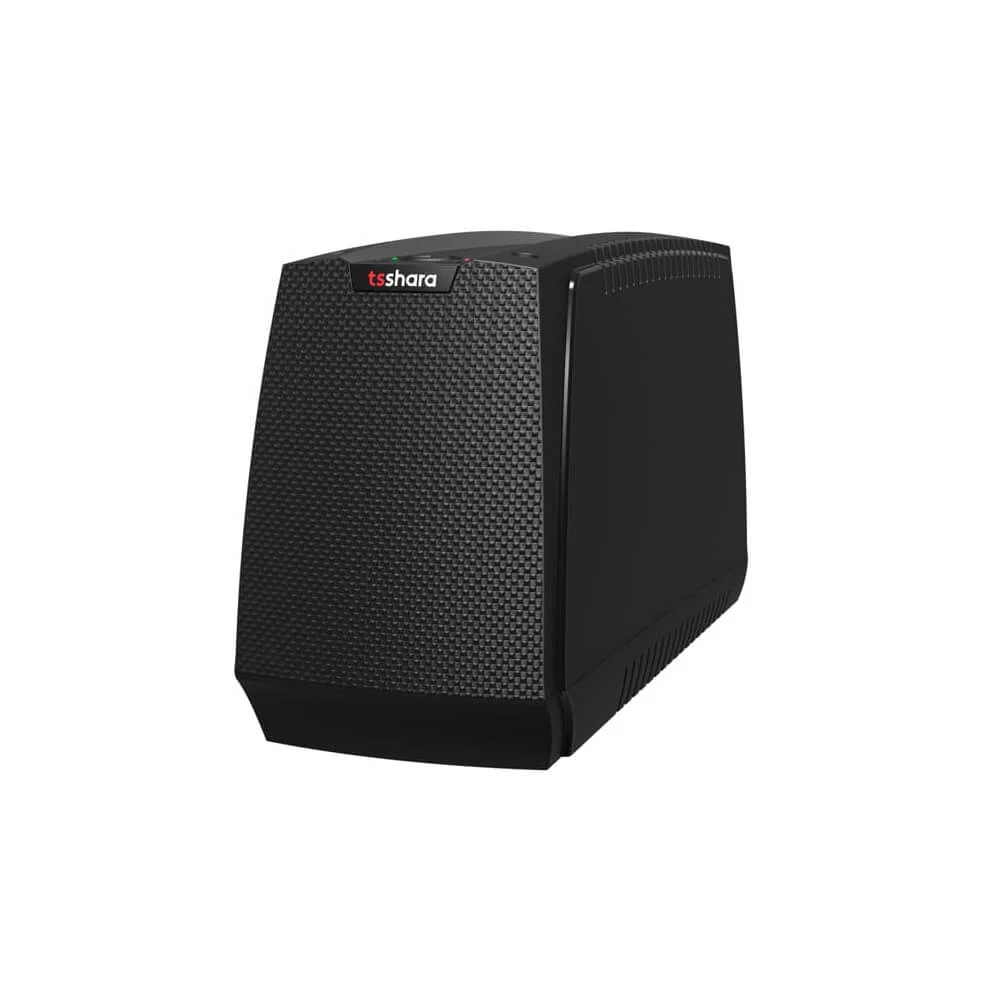 Nobreak TS Shara XPro 4551 senoidal 1400VA — vista 3/4 com LEDs indicadores